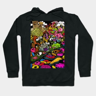 Battle of All Sorts - Hand Drawn doodle art Hoodie